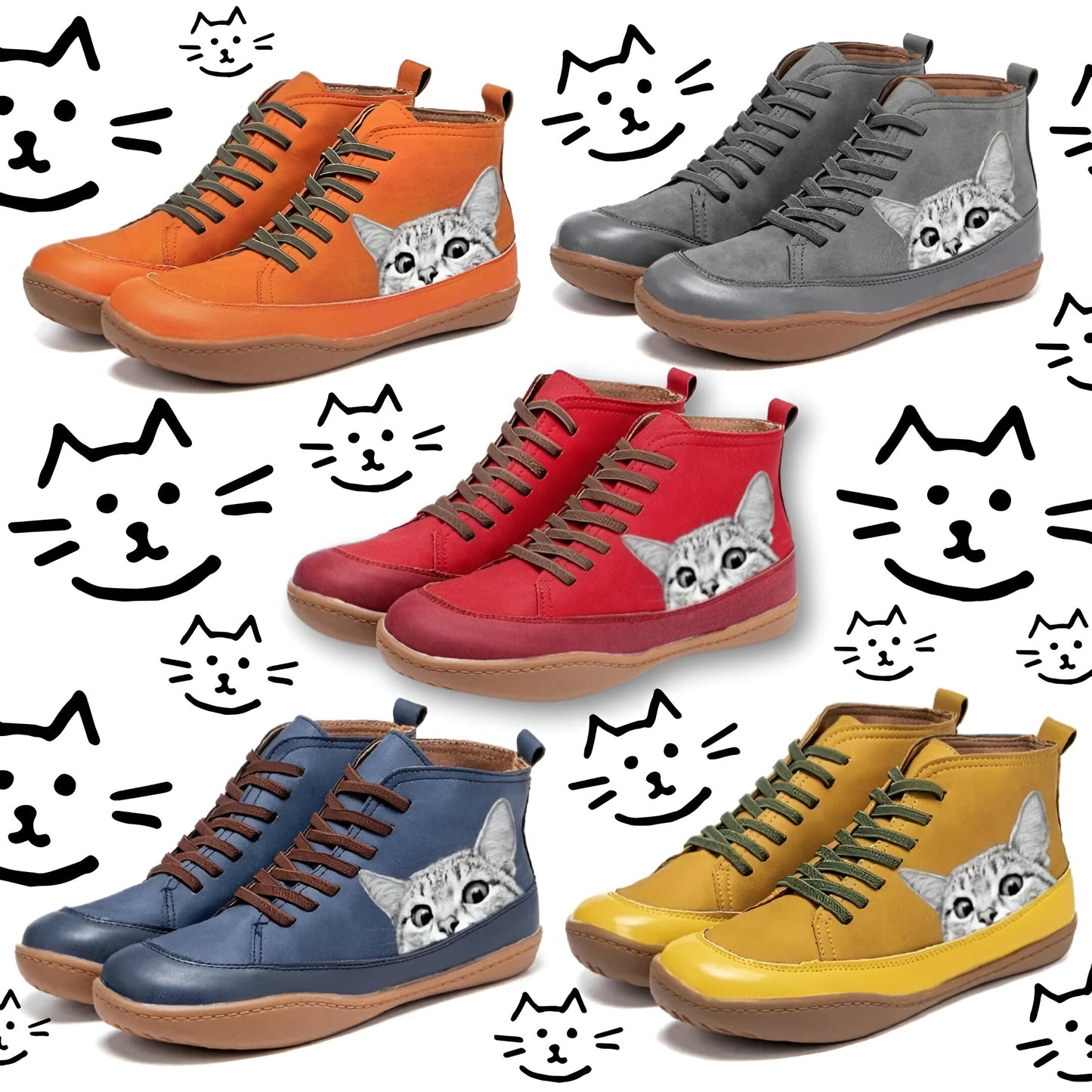 PurrWalk™ | Orthopädische Katzenstiefel für Komfort und Stil 🐾