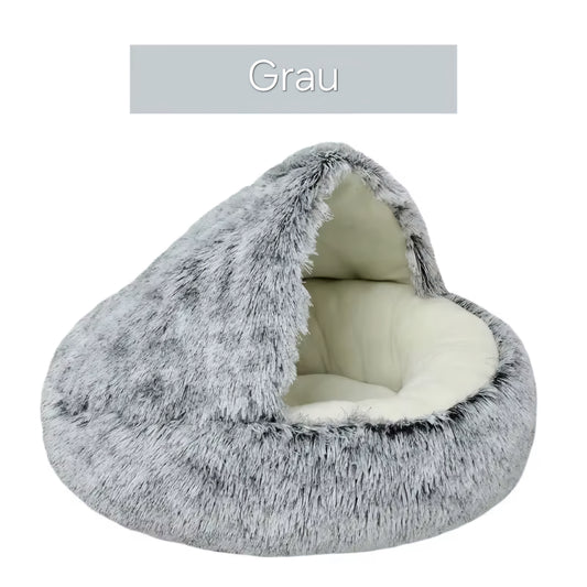 Winter Plush Pet Cat Bed round Cat Cushion Cat House 2 in 1 Warm Cats Basket Pet Sleep Bag Kitten Nest Kennel for Small Dog Cats