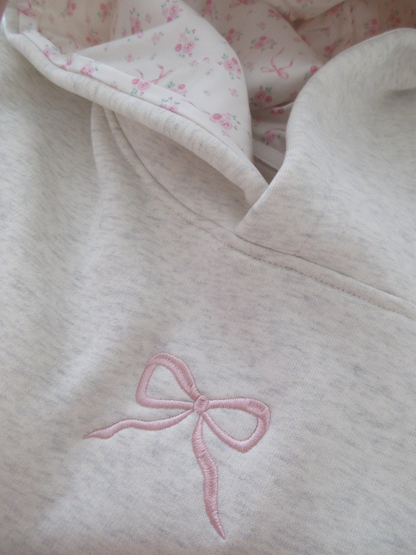 Ella™ | Stylische Ribbon Hoodie mit Blumenmuster